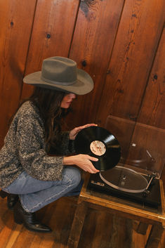 Close-up of the Shane hat in new tan and grey hues, styled with cozy fall layers. A bestselling classic reimagined in versatile neutral tones for effortless seasonal outfits. Western Hat, Western Cowboy Hats, Western Hats, Cowboy Hat, Western Cowboy, Leather Band, Cowboy Hats