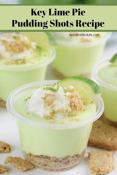 key lime pie pudding shots recipe