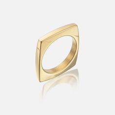 Gold Square Ring 18k Gold Plated Tarnish Free Gold Bold - Etsy Bosnia and Herzegovina Womens Ring, Bold Rings, Stack Ring, Square Ring, Ring Stack, Gold Ring Stack, Square Rings, Premium Gift, Style Expert