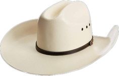 Classic White Straw Hat For Ranch, White Single Vent Straw Hat For Western-themed Events, White Straw Hat For Ranch, Western Style Cream Straw Hat With Short Brim, Western Cream Straw Hat With Short Brim, Cream Western Straw Hat With Short Brim, Country Style Panama Hat With Flat Bill For Ranch, Country Style Flat Bill Panama Hat For Ranch, Classic White Straw Hat For Rodeo