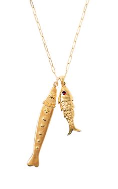 Exclusive Fisherman's 18k Gold-Plated Necklace By Chan Luu | Moda Operandi Lines For Her, Fish Jewelry, Chan Luu, Dress Jewelry, Gold Plated Necklace, Fashion Jewelry Necklaces, Jewelry Bags, Gold Plated Sterling Silver, Moda Operandi