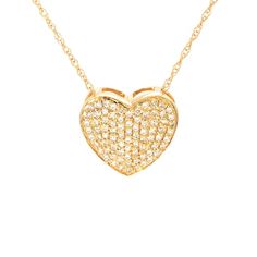 Jumbo Diamond Heart Necklace by Kury - Available at SHOPKURY.COM. Free Shipping on orders over $200. Trusted jewelers since 1965, from San Juan, Puerto Rico. Luxury Pave-set Heart Pendant Diamond Necklace, Luxury Gold Heart Necklace With Gemstone, Luxury Rose Gold Diamond Heart Necklace, Luxury Open Heart Diamond Cut Necklace, 14k Gold Heart Cut Necklace With Adjustable Chain, Valentine's Day Heart Pendant Yellow Gold Diamond Necklace, Valentine's Day Yellow Gold Heart Pendant Diamond Necklace, Fine Jewelry Heart Pendant Necklace With Adjustable Chain, Yellow Gold Heart Pendant Necklace For Valentine's Day