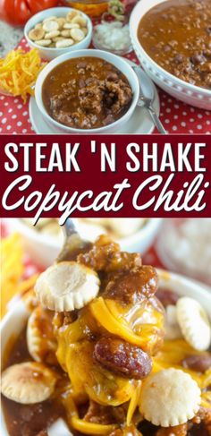 steak n'shake copycat chili is an easy and delicious meal