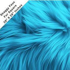 the blue fur texture is shown in this graphic style, and it appears to be very soft