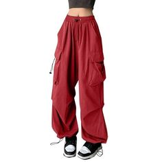 DesignDrawstring pants women/ elastic waist pants/ 2241 side pockets long pants/ beach pants for women/ wide leg palazzo pants/ lightweight pants for women/ straight leg flowy pants HighlightsLightweight blend fabric, make this women causal pants super comfortable and breathable; drawstring waist suitable to every body figures; trendy wide leg pants will create elongating effect; good for your casual, beachy wear Versatile Linen PantsSummer long pants for women/ casual pants women for every day Womens Cargo Trousers, Womens Cargo Pants, Travel Pants Women, Baggy Pants Women, Womens Cargo, Cargo Pants Streetwear, Pilates Exercise, Fitness Pilates, Women Cargo Pants