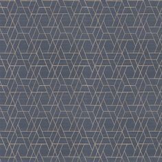 a blue and white wallpaper with an abstract design in the middle, it looks like hexagonal shapes