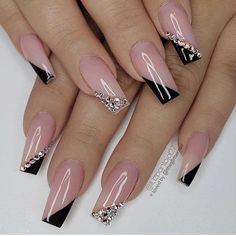 Grey Manicure, Shorties Nails, Nail Art Photos, Prom Nail, Tapered Square Nails, Square Nail Designs, Pretty Nail Art Designs