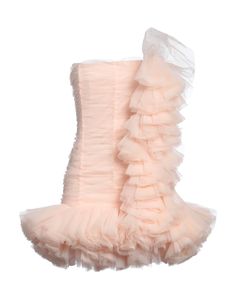 tulle, tiers, frills, solid color, deep neckline, sleeveless, fully lined, zipper closure, no pockets, dress , Color: Apricot , Size: 2 Deep Neckline, Short Dress, No Frills, Apricot, Short Dresses, Size 2, Solid Color, Mini Dress, Zipper