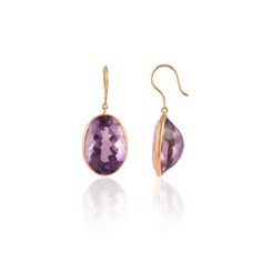 -Material - 18K Solid Yellow Gold -Gemstone - Genuine Amethyst - Gemstone Weight - 22.450 Ct - Gross Weight - 5.70 Grams - Amethyst Benefits - enhancing the immune system. - improving endocrine function. - improving the skin's appearance. - promoting digestive health. - reducing headaches. - regulating hormones. You can also go to my shop Home for more: https://www.etsy.com/in-en/shop/SilverAppeal We offer free resizing, and any customization is welcome. A satisfied customer is our top priority, Amethyst Benefits, Regulating Hormones, Blue Sapphire Studs, Earring Dangle, 18k Gold Earrings, Amethyst Gold, Ruby Earrings, Birthstone Pendant, February Birthstone