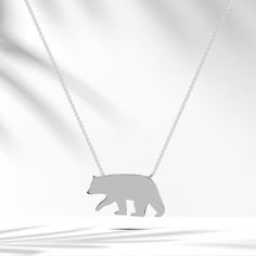 ❄️8k/14k/18k Solid Gold Polar Bear Necklace,Personalized Mama Bear Pendant , Bear Charm Jewelry,  Animal Jewelry,Friendship Gift For Sister  - Embrace the Arctic Elegance ❄️ Celebrate the majestic strength and beauty of our polar bear friend with our stunning Polar Bear Necklace. This trendy piece pays homage to the resilience of these incredible creatures and adds a touch of arctic elegance to your style. Details of the Product: Weight: Approximately 1.76 grams Handcrafted with precision, our necklaces are made from 8K, 14K, or 18K real gold. The diamonds used in our products come with certificates of authenticity, which will be delivered to you alongside your order. Before finalizing your purchase, ensure you choose the right size and color. If you have any preferences or wish to make ch Jewelry Friendship, Unboxing Experience, Incredible Creatures, Bear Necklace, Bear Pendant, Gift For Sister, Fancy Jewelry, Necklace Personalized, Friendship Gifts