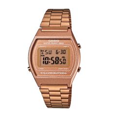 Casio Vintage Watch, Casio Digital, Casio Vintage, Casio Classic, Casa Vintage, Vintage Rose Gold, Retro Watches, Rose Gold Watches, Cooler Look