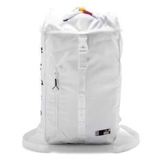 Air Jordan Rivals Backpack 'White' 9A0254-W4H Sporty White School Bag, White Sporty School Bag, White Nylon Backpack For Streetwear, White Nylon Bags For Streetwear, White Casual Bags For Streetwear, Casual White Bag For Streetwear, White Backpack For Streetwear, Sporty White Backpack For Daily Use, Sporty White Backpack For Outdoor