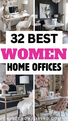 the best women's home office design and decorating ideas for your work space