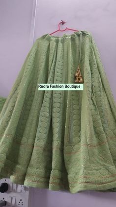 Pastel green Chikankari lehenga choli with Dupatta Indian Wedding dress lehenga choli Lengha Traditonal lehenga Ethnic wear bridesmaid suit Green Georgette Lehenga With Cutdana Details, Green Georgette Lehenga With Cutdana, Green Georgette Choli With Cutdana, Green Georgette Gown With Cutdana Detail, Green Georgette Gown With Cutdana, Green Cutdana Georgette Gown, Green Floor-length Designer Wear Sets, Designer Green Anarkali Set With Chikankari Embroidery, Fitted Green Lehenga With Cutdana