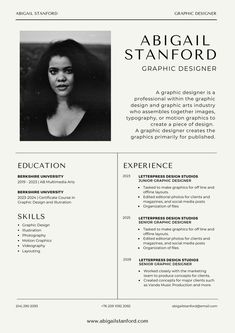 Resume Sample Resume For Graphic Designer, Cv Fashion Designer, Basic Resume Examples, Designer Resume, Modern Cv Template