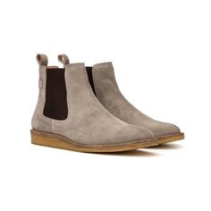 The Maksim Chelsea - Instagram ready boots made for comfort. Suede leather upper with convenient elastic pull-on sides and stitched accents for lasting style. Slip these on with ease for all your casual snaps thanks to the flexible rubber sole. A classic Chelsea boot updated with on-trend materials that will take your feed's footwear game to the next level. Suede Slip-on Boots With Heel Pull Tab, Fall Slip-on Chelsea Boots With Leather Sole, Fall Chelsea Boots With Leather Sole And Slip-on Design, Fall Chelsea Boots With Leather Sole, High-top Suede Chelsea Boots With Leather Sole, Classic Slip-on Chelsea Boots With Vibram Sole, Classic Chelsea Boots With Vibram Sole, Fall Leather Footbed Slip-on Chelsea Boots, Suede Chelsea Boots With Heel Pull Tab