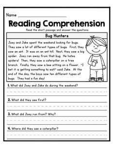 reading worksheet for students to practice reading