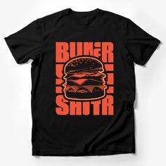 Classic Burger Graphic T-Shirt, Bold Red Foodie Tee, Unisex Burger Lovers Shirt, Casual Streetwear Male T-Shirt Custom graphic T-Shirt.Customize your color Burger Graphic, Classic Burger, Streetwear Male, Male T Shirt, Casual Streetwear, Custom Shirts, Graphic T Shirt, Graphic Tshirt, Street Wear