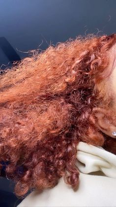 Baddie Essentials, Dyed Curly Hair, Ginger Hair Color, Colored Curly Hair, Dyed Natural Hair