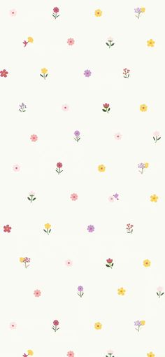 a white background with colorful flowers on it