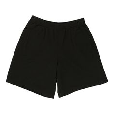 Vintage black Champion Sport Shorts - mens large Casual Black Knee-length Activewear Shorts, Black Bermuda Shorts With Relaxed Fit, Black Relaxed Fit Bermuda Shorts With Elastic Waistband, Black Relaxed Fit Bermuda Shorts, Casual Black Knee-length Shorts Activewear, Black Knee-length Shorts With Elastic Waistband, Black Athletic Shorts With Built-in Shorts For Streetwear, Black Bermuda Shorts With Elastic Waistband, Casual Black Moisture-wicking Biker Shorts