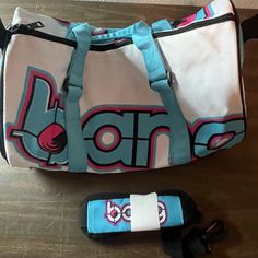 Bang Energy Gym Duffle Bag Brand New From A Smoke Free, Pet Free Home ***Please Check Out My Other Posts For More Great Items. New Items Added Every Week So Check Back Often** White Shoulder Bag With Adjustable Strap For Weekend, White Large Capacity Duffle Bag For School, Large Capacity White Duffle Bag For School, White Casual Tote Duffle Bag, Large Capacity White Travel Bag For School, White Shoulder Travel Bag For School, Casual White Tote Duffle Bag, Casual White Duffle Bag For Daily Use, Casual White Travel Bag For Weekend