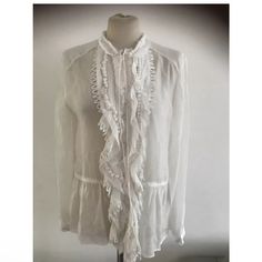 Brand : Zara Style : Limited Edition Cupro Oyster White Contrast Yoke Shirt Blouse Size : S Fabric : 100% Viscose Measurements Flat P2p 21” Waist 19” Full Length 25” Arm Length 23” Same Day Shipping Open For Offers Yoke Shirt, Zara Fashion, Zara Tops, Full Length, Shirt Blouses, Zara, Womens Tops, White, Women Shopping