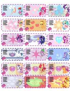 my little pony movie ticket template