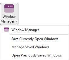 the windows manager window is open and there are several options to select which one you want