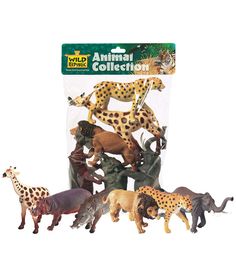 the wild animal collection is in its package