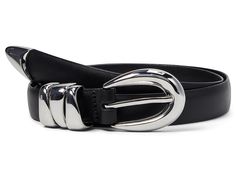 Madewell Triple Metal Keeper Belt - Women's Belts : True Black : The Madewell Triple Metal Keeper Belt is a must-have accessory to elevate any outfit. Crafted from smooth leather, this belt features a stylish single-prong buckle closure for easy wear and a touch of sophistication. Its versatile design allows you to effortlessly cinch your dresses or add a polished finish to your jeans. Triple metal keeper. Spot clean. Made in Italy. Women's Belts, Easy Wear, Belts For Women, Product Reviews, Smooth Leather, Madewell, Belts, In Italy, Buckle