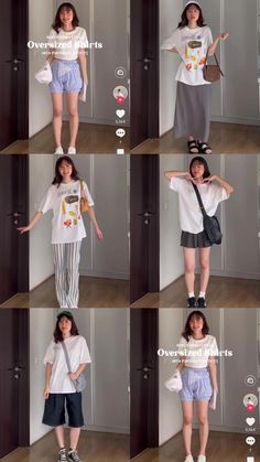 Sample Outfits for Oversized shirts Outfits With Tshirts, Oversized Tshirt Outfit Aesthetic, Big T Shirt Outfits, Oversized Tshirt Outfit, Oversized Shirt Outfit, Tshirt Outfit, Big Tshirt, Oversized Shirts