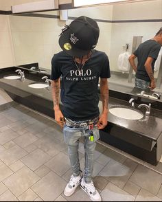 59 Fifty Hats, Drippy Outfit Men, Black Men Birthday Outfit, Drip Usa, Ralph Lauren Men Outfits, Rapper Style