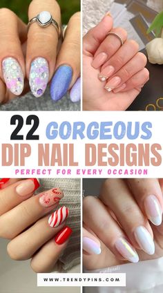 Nail Dip Design Ideas, Dipping Nails Ideas, Dip Manicure Ideas, Trendy Dip Nails, Power Dip Nails Ideas, Dip Powder Nails With Designs, Nail Dipping Powder Designs, Dipped Nails Ideas