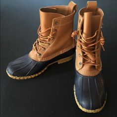 Literally Worn One Time, Just Never Fit My Style Originally $140 Size 9m So Cute For Winter! Smoke/Pet Free Home Ships Next Day (Or Day Of) Ll Bean Boots, Bean Boots, Ll Bean Boot, Winter Rain, L L Bean, One Time, Blue Brown, Rain Boots, Ships