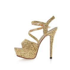 Heels: approx 14 cmPlatform: approx 4 cmColor: Black, Gold, Silver, WhiteSize: US 3, 4, 5, 6, 7, 8, 9, 10, 11, 12(All Measurement In Cm And Please Note 1cm=0.39inch) Note:Use Size Us 5 As Measurement Standard, Error:0.5cm.(When Plus/Minus A Size,The Round And Shaft Height Will Plus/Minus 0.5CM Accordingly.Error:0.5cm) Note: The size you choose is US Size. Size Guide: USA size 1= EUR size 32= Foot Length 21cm. USA size 2= EUR size 33= Foot Length 21.5cm. USA size 3= EUR size 34= Foot Length 22cm. Gold Platform Heels For Prom, Party Heels With Platform And Pointed Toe, Party Platform Heels With Pointed Toe, Pointed Toe Platform Heels For Party, Party Platform Sandals With Pointed Toe, Platform Sandals With Round Toe For Party Season, Gold High Heel Party Sandals, Gold High Heel Sandals For Party, High Heel Platform Sandals For Prom