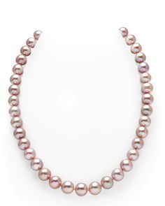 Here is a beautiful freshwater pearl necklace with pink-color overtones that is sure to be a favorite. High quality freshwater pearls in this size are very rare and adds to the beauty and uniqueness of this necklace. A gorgeous 10-11mm AAAA quality pink freshwater pearl necklace. This pearl necklace has 'Very High' grade luster and is affixed with a beautiful 14K gold clasp of your choosing. Pink Single Strand Akoya Pearl Necklace, Pink Akoya Pearl Single Strand Necklace, Pink Akoya Pearl Necklaces With Round Beads, Pink Akoya Pearl Round Bead Necklace, Pink Akoya Pearl Necklace With Round Beads, Formal Pink Akoya Pearl Necklace, Elegant Pink Akoya Pearl Necklace, Pink High Luster Pearl Necklace, Pink High Luster Round Pearl Necklace