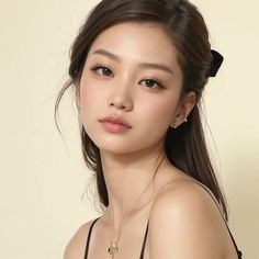 Simple But Elegant Makeup Looks, Makeup Ala Korea, Makeup Asia, Haircuts Layered, Haircuts Long, Makeup Korea, Hair Layered, Haircut Medium, Styles Braids