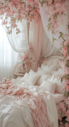 Girls Bedroom Ideas 9 Romantic Bedroom Decor, Casa Vintage, Bedroom Decor Cozy, Inspire Me Home Decor, Romantic Bedroom, Bedroom Refresh, Dream Room Inspiration, Room Makeover Bedroom