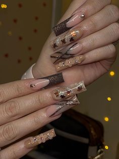 credits to: @erickasnailss Nails Winter Wonderland, Wonderland Nail Art, Summer Nails Art Designs, Summer Nails Art, Nail Pink, Fake Nails Long, Coffin Nails Matte