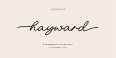 the word,'kaysand'written in cursive handwriting