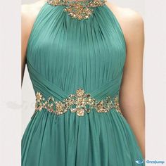 Orcajump - Emerald Green Off-Shoulder Empire Waist Chiffon Maxi Dress Green Sleeveless Chiffon Prom Dress, Sleeveless Green Chiffon Dress For Prom, Sleeveless Green Chiffon Prom Dress, Green Chiffon Summer Dress For Banquet, Elegant Green Chiffon Prom Dress, Skirt Wedding Dress, Chiffon Maxi, Chiffon Maxi Dress, Maxi Dress Green