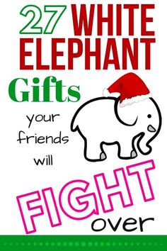 Are you searching for the most hilarious gag gift EVER for your White Elephant or Dirty Santa party? Look no further -- you'll find the funniest here! #gaggifts #whiteelephant #dirtysanta #christmasgifts #funnychristmasgifts White Elephant Gift Ideas, Santa Party, Elephant Gift Ideas, Best White Elephant Gifts, Gag Gifts Christmas, White Elephant Party, White Elephant Gifts Exchange, Gift Label, Christmas Gift Exchange