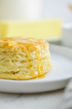 a piece of cake sitting on top of a white plate