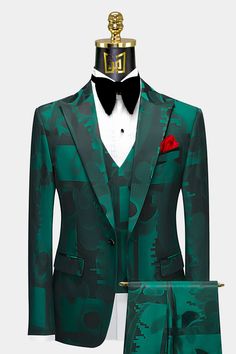 Green And Black Suit, Mens Evening Wear, Designer Tuxedo, Tuxedo Prom, Fits For Guys, Green Tuxedo, Prom Tuxedo, Canvas Pants, Dress Suits For Men