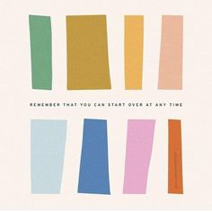 the cover art for remember that you can't start over any time, with different colors