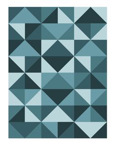 an abstract blue and black geometric pattern