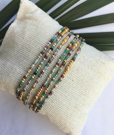 Stretch Bracelets Diy, Seed Bead Stretch Bracelets, Bead Stretch Bracelets, Beaded Wrap Bracelets