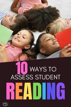 children laying on the floor reading books with text overlay that reads 10 ways to assist student reading