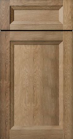 an image of a kitchen cabinet door with wood grain pattern on the front and sides